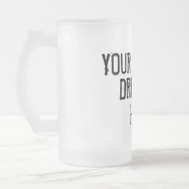 飲み物はこちら フロストグラスビールジョッキ