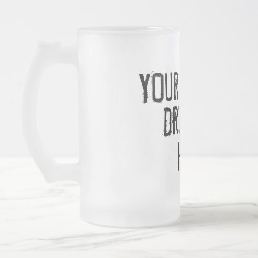 飲み物はこちら フロストグラスビールジョッキ (左)