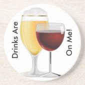 飲み物は私のコースターに載っている コースター (正面)