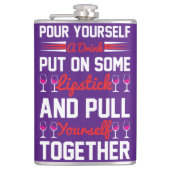 飲み物を注いで… フラスク (正面)