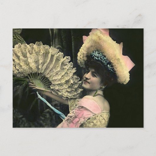 飲み物を注文する ポストカード (正面)