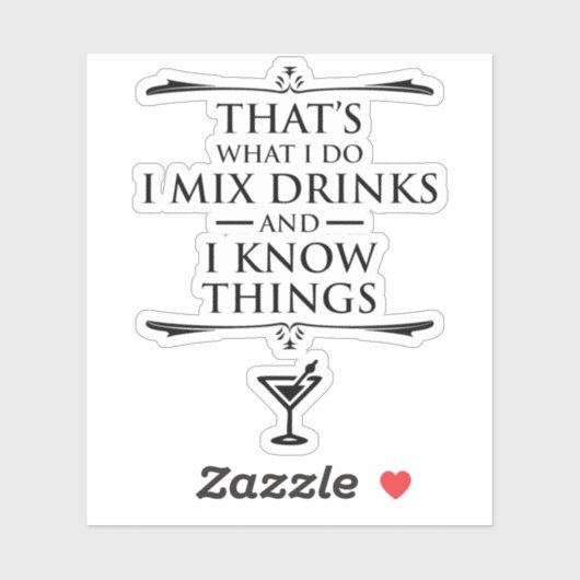 飲み物を混ぜて知っているのはそういうもんだ シール (シート)