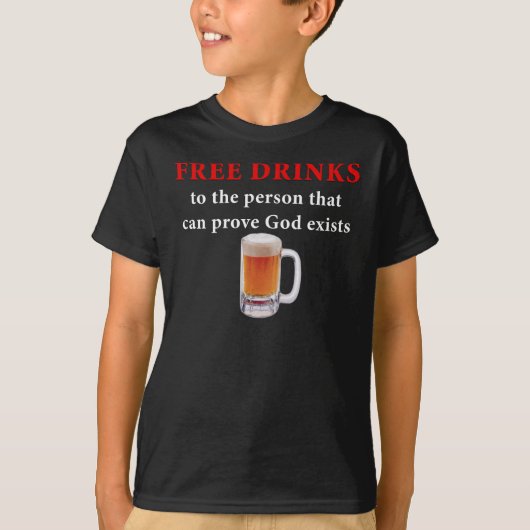 飲み物を解放して下さい Tシャツ (正面)