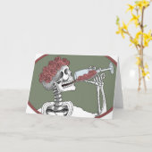 飲み物を許可します カード (黄色い花)