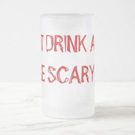 飲み物を食べ、恐いがあって下さい! フロストグラスビールジョッキ