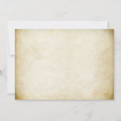 飲み物を食べ、結婚したなタイポグラフィの結婚式の招待があって下さい 招待状 (裏面)