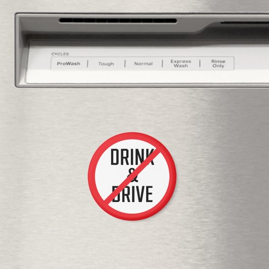 飲み物を飲まずに運転を禁止する標識 |マグネット マグネット (インサイチュ (食洗機))