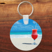 飲み物を飲む キーホルダー (正面)