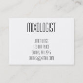 飲み物ガラス 名刺 (裏面)