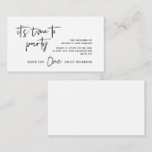 飲み物チケット、大人飲料、楽しい後 エンクロージャーカード (正面/裏面)