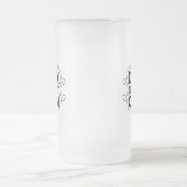 飲み物ビール頻繁にユーモアのあるなビールスローガン フロストグラスビールジョッキ (中央)