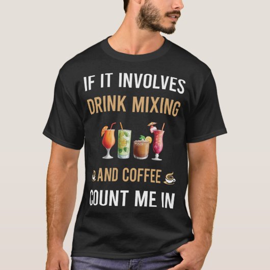 飲み物ミクストロジストミクソロジスティバルテン Tシャツ (正面)