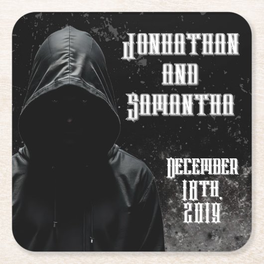 飲み物用コースターハインディングアデラインザードメドウズザディ スクエアペーパーコースター (正面)