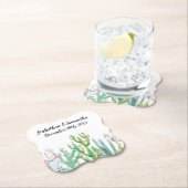 飲み物用コースターボホラマボヘミアンカクティデザートフロル ペーパーコースター (インサイチュ)