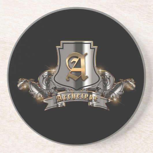 飲み物用コースター（砂岩） コースター (正面)