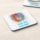 飲み物用コースター – 部族と共に立つ コースター (左側)