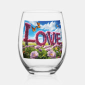 飲み物用品スタイル:ステムレスワイングラス、セット:セット ステムなしワイングラス (正面)