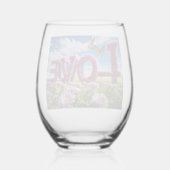 飲み物用品スタイル:ステムレスワイングラス、セット:セット ステムなしワイングラス (裏面)