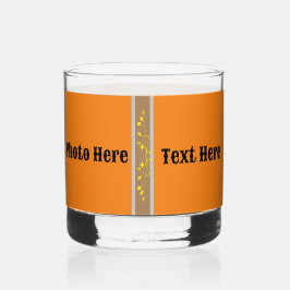 飲み物用品スタイル：印刷された岩ガラス写真 |文字。 ウイスキーグラス