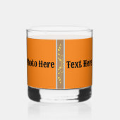 飲み物用品スタイル:印刷された岩ガラス写真 |文字。 ウイスキーグラス (裏面)