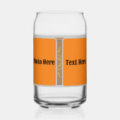 飲み物用品スタイル：印刷されたCanガラス写真 |文字。 ガラス缶 (正面)