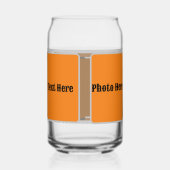 飲み物用品スタイル：印刷されたCanガラス写真 |文字。 ガラス缶 (左)