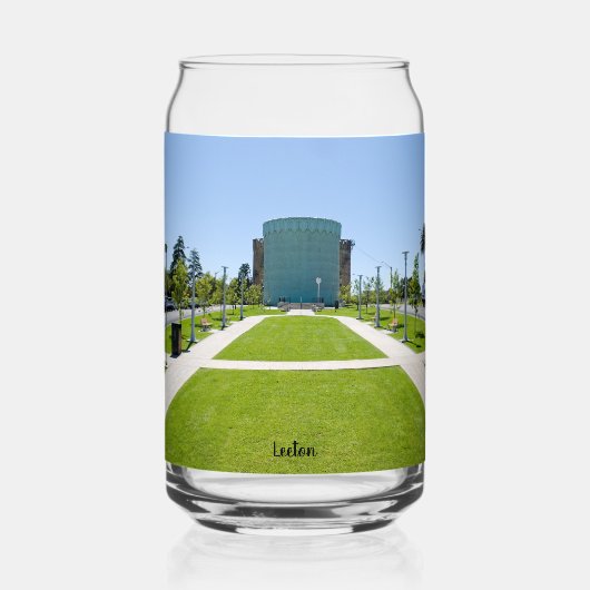 飲み物用品スタイル：印刷されたCan Glass 473ml(16oz) ガラス缶 (正面)