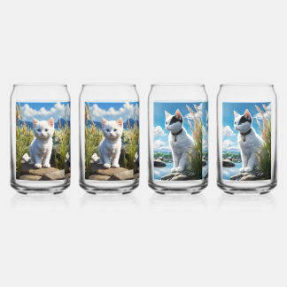 飲み物用品セット ガラス缶