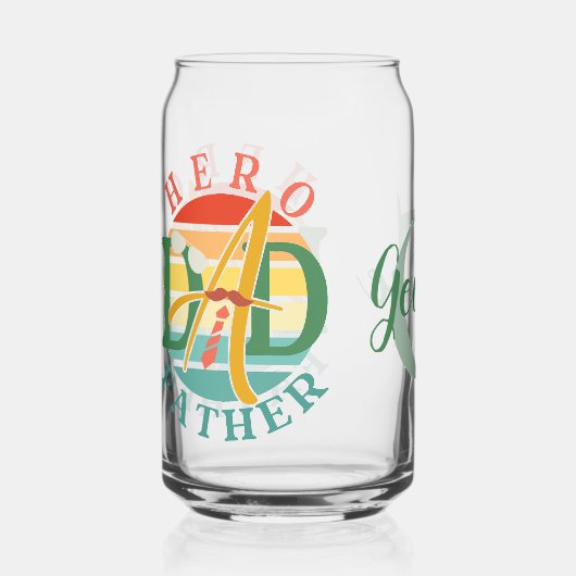 飲み物用品セット ガラス缶 (正面)