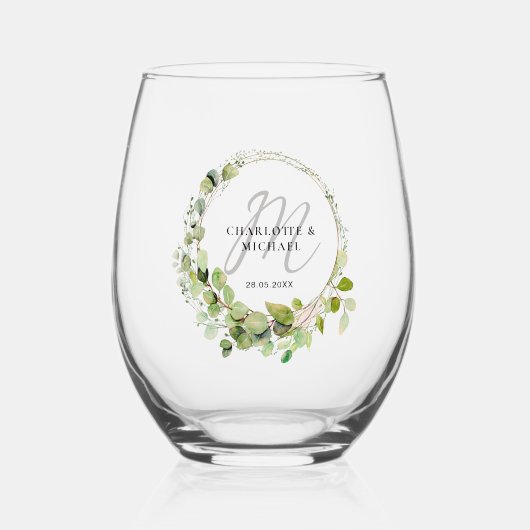 飲み物用品セット ステムなしワイングラス (正面)