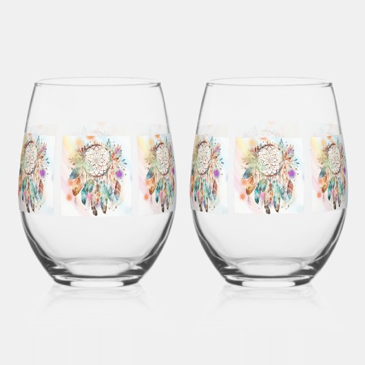 飲み物用品セット ステムなしワイングラス (裏面)