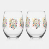 飲み物用品セット ステムなしワイングラス (正面)