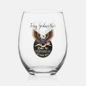 飲み物用品セット ステムなしワイングラス (裏面)