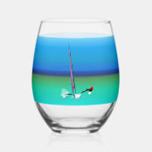 飲み物用品セット ステムなしワイングラス (裏面)