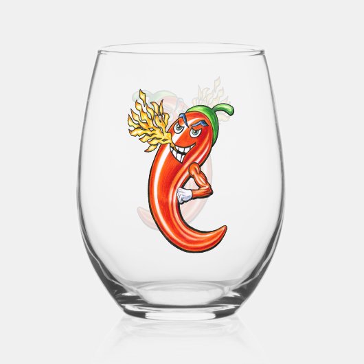 飲み物用品セット ステムなしワイングラス (正面)