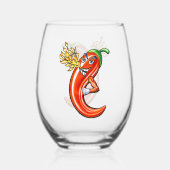 飲み物用品セット ステムなしワイングラス (裏面)