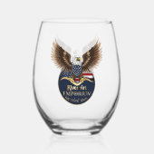 飲み物用品セット ステムなしワイングラス (裏面)