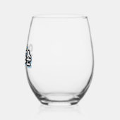 飲み物用品セット ステムなしワイングラス (左)