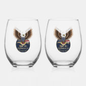 飲み物用品セット ステムなしワイングラス (裏面)