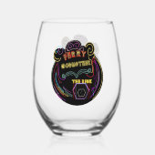 飲み物用品セット ステムなしワイングラス (裏面)