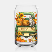 飲み物用品セット – 秋のコーンホールゲームにマッチ ガラス缶 (裏面)