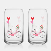 飲み物用品セット – 自転車 ガラス缶 (裏面)