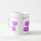 飲み物用品ソフトピンク2023 Mugありがとう コーヒーマグカップ (正面左)