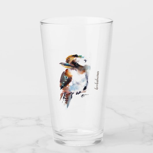 飲み物用品 – 水の色Kookaburras タンブラーグラス (正面)