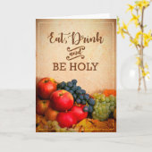 、飲み物食べて下さい及びタバナクルカードの神聖な饗宴があって下さい カード (黄色い花)