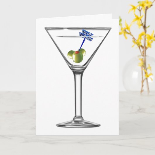 飲み物 カード (黄色い花)