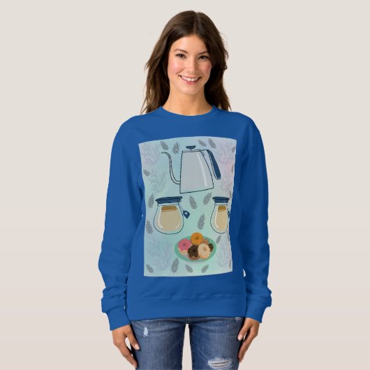 飲み物 スウェットシャツ (正面フル)