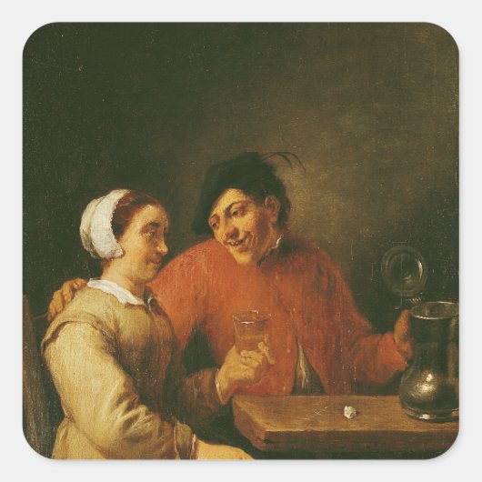 飲み物 スクエアシール (正面)