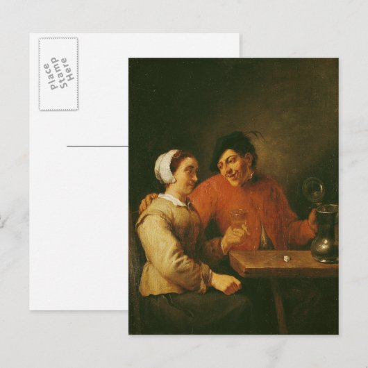 飲み物 ポストカード (正面/裏面)