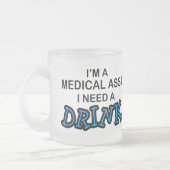 飲み物-医学のAsst --を必要として下さい フロストグラスマグカップ (左)